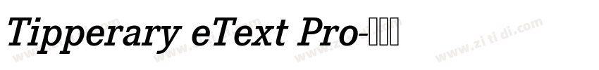 Tipperary eText Pro字体转换